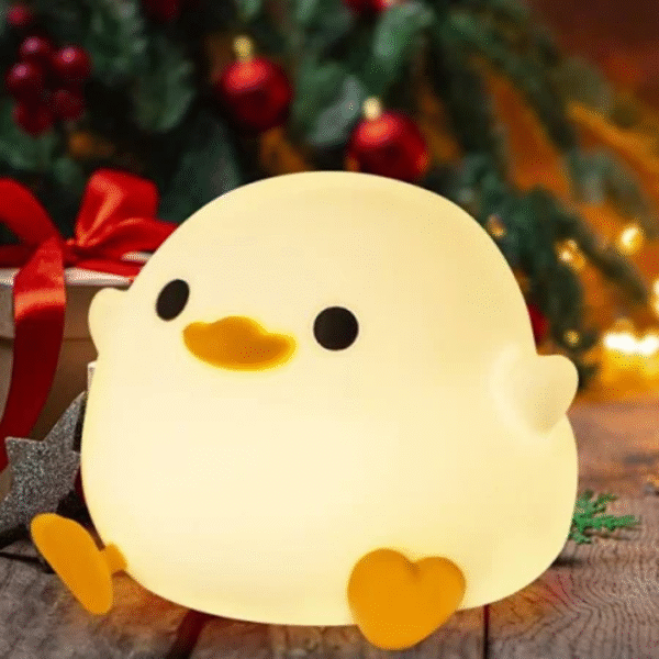 Duck Night Light With Touch Sensor, Dimmable LED Warm Light, Timer Setting, USB Rechargeable